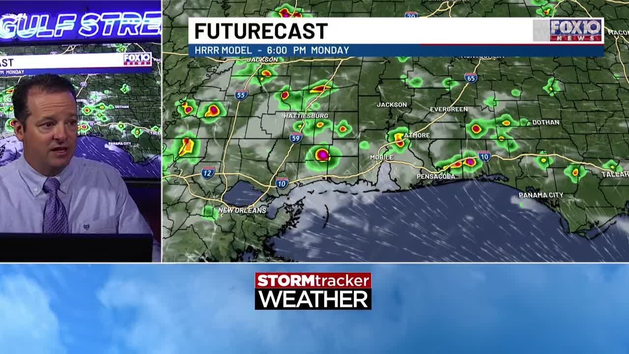 Hot and humid with scattered storms - YouTube