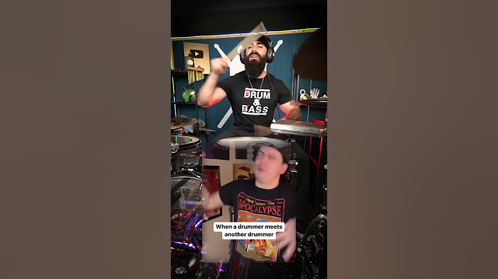 WAIT, YOURE A DRUMMER?!