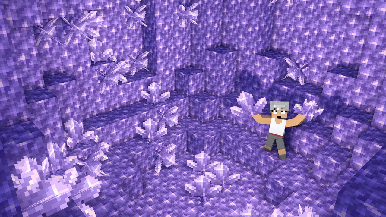 アメジスト取り放題 30分間で大量ゲット マイクラ 気ままに マイクラ まとめ速報