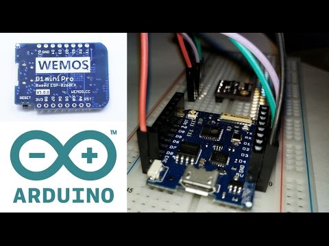 Wemos D1 mini Pro simple weather station (ESP8266, Bosch BME280 and ThingSpeak)