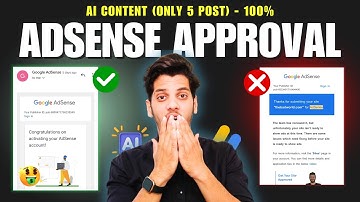 🥳Only 5 Post AdSense Approval Using AI | AdSense Approval For Blogger & WordPress 2025