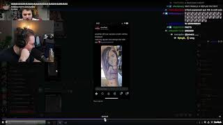 OhnePixel watches Adin react to his Pokimane tattoo