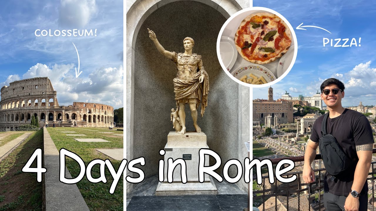 ITALY TRAVEL VLOG | exploring Rome, iconic landmarks, and good eats