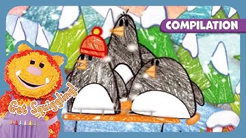 Sports and Transport Compilation with Squigglet | Get Squiggling! MEGA Compilation | 20+ mins