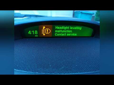 How to fix Saab 9-3 2003 – 2006 Headlight Levelling Malfunction Alarm