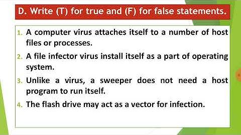 Class 7th Chapter 3 Computer Virus Part 5
