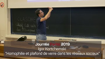 Igor Kortchemski (CNRS et Ecole Polytechnique) Homophilie et plafond de verre