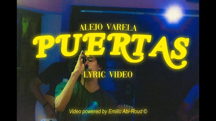 Alejo Varela - Puertas (Lyric Video)