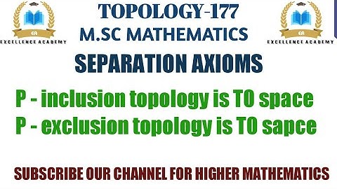 p inclusion topology is To space || p exclusion topology is To space|| examples of To spaces||