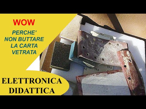 Video: Puoi riutilizzare la carta vetrata?