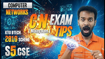 KTU BTECH 2019 SCHEME S5 CSE - Computer Networks | Exam Tips Malayalam | Important Topics