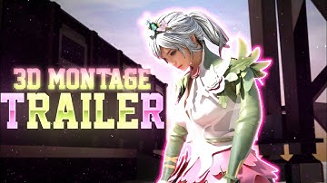 FIRST 3D BGMI PUBG MONTAGE | FT. FOREST ELF SET