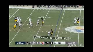 Derek Carr Insane deep throw to waller Wealth