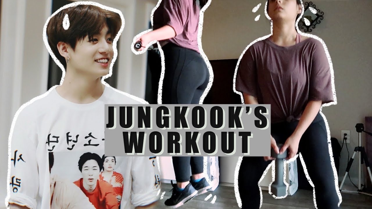 I tried BTS Jungkook's workout routine for a week 🥵💦 - YouTube