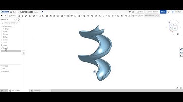 Onshape Tutorial - Spiral Slide