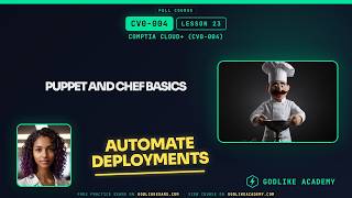 CV0-004 CompTIA Cloud+ · Lesson 23: Puppet and Chef Basics for Cloud Automation