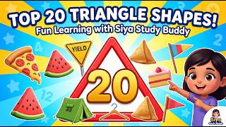 What is a Triangle 20 Fun Everyday Triangle Shape Objects for Kids! | Siya Study Buddy