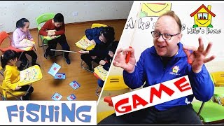 FISHING GAME - ESL Game - Flash card game - ESL teaching tips - Mike's Home ESL screenshot 1