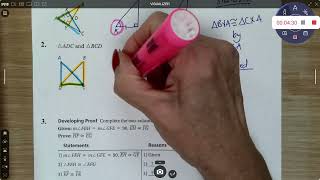 Geometry Congruence with Overlapping Triangles