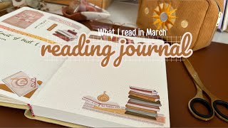 Reading Journal Update March Reads