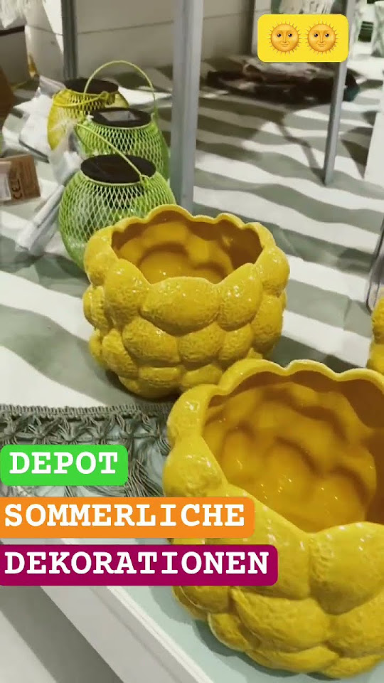 Sommerliche Deko bei DEPOT YouTube