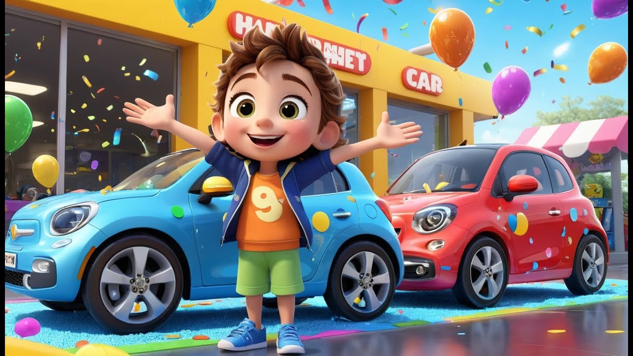 Car Wash Splash! | Soapy Car Song for Kids | Bubbles, Brushes & Vroom Vroom Fun