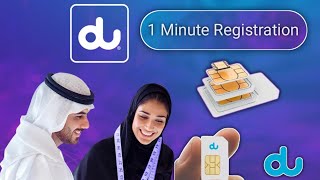 How To Registration DU Sim Card United Arab Emirates Very Easy Simple You Can Registration Your DU