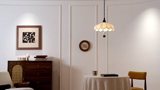 Lily Fabric Pendant Lamp – Soft Texture, Calm Ambient Light screenshot 4