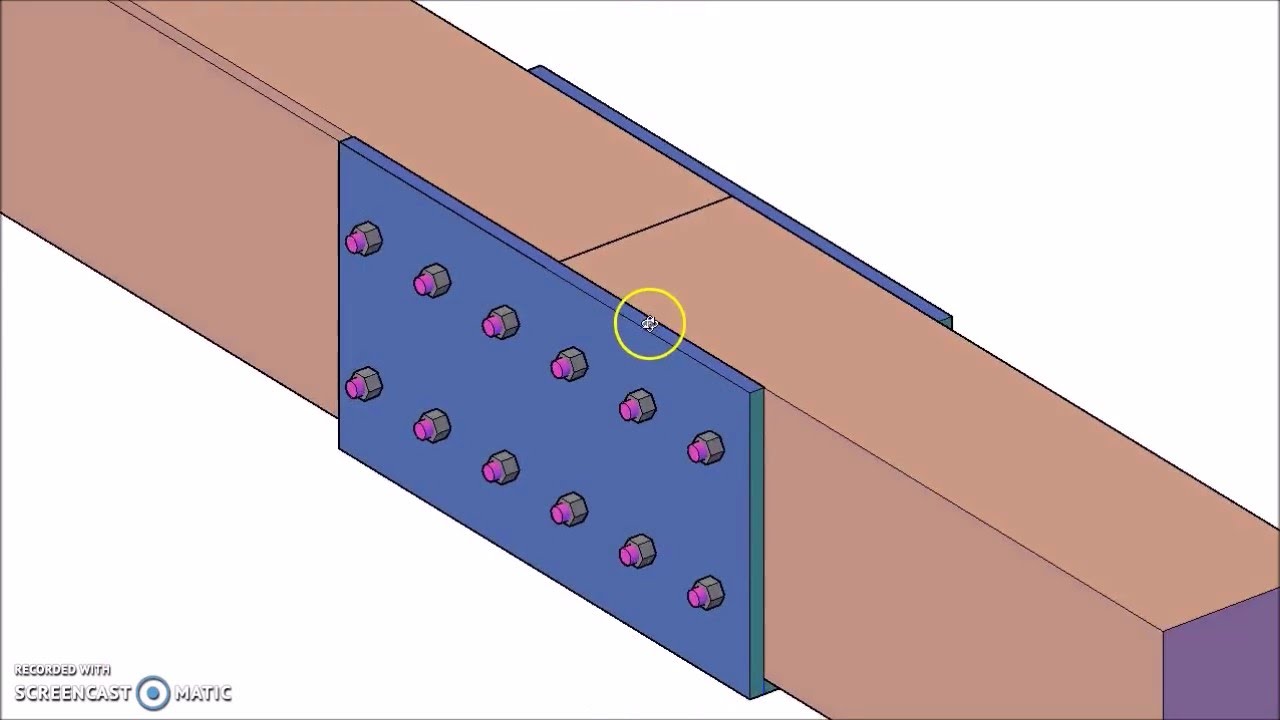 Steel Sleeve Timber Beam Splice Connection YouTube