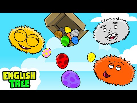 Colored Eggs Song + More Kids Songs | English Tree