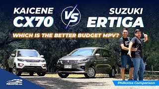 7-seater Face Off: Suzuki Ertiga vs Kaicene CX70! - Philkotse Comparison Review