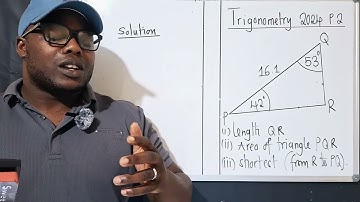 Trigonometry 2024 Paper 2 | #Sinerule | Solving Trigonometry Equation.