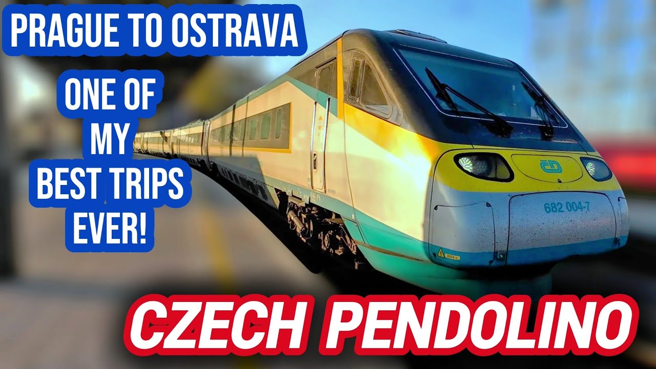 Ultimate Pendolino Experience: PRAGUE to OSTRAVA with Česke Dráhy (4K)