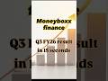 Moneyboxx Finance Q3 FY26 — growth vs risk, here’s the real picture.