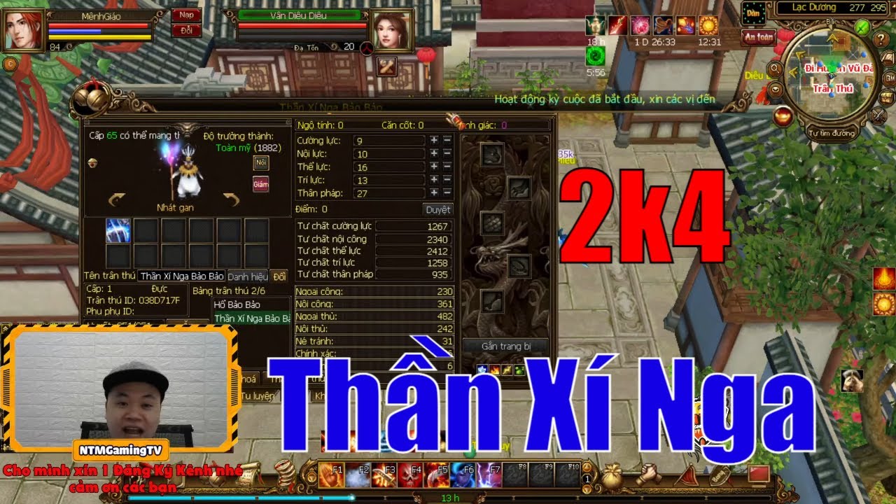 Hoàn Đồng Thần Xí Nga vs Ép Skill Pet