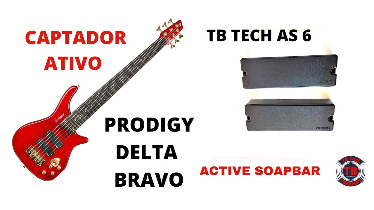 BAIXO STRINBERG CLB26 A COM CAPTADOR SOAPBAR ATIVO TB TECH AS - YouTube
