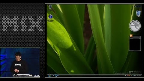 MIX06 Next Generation Browsing Experience with Internet Explorer 7 Beta on Vista Beta 2 Build 5335