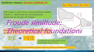 [Fluid Dynamics: Physical Modelling] Froude Similitude, Part 2, Theoretical Foundations (2/3)