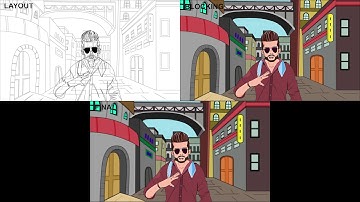 CHARACTER ANIMATION SEQUENCE | ROWDY RATHORE ACTION DIALOGUE | CREATIVE MIND 2020