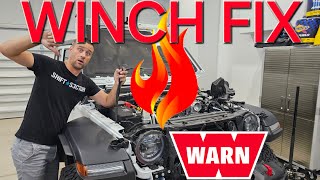 WARN Winch Wiring Routing 2024 Jeep Wrangler Rubicon JL