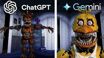 ChatGPT vs Gemini Make FNAF 4 From Scratch