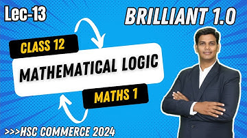 Exercise 1.6 Part 2 | Mathematical Logic | Commerce Maths | HSC 2024 | Mithilesh Sir