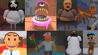 Roblox 4 SPEEDRUN ESCAPE Obby, GRANNY BARRY, Evil Bakery, ESCAPE Hospital, EVIL DAD