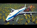 Airplane crashes with pick a seat to survive 4  besiege