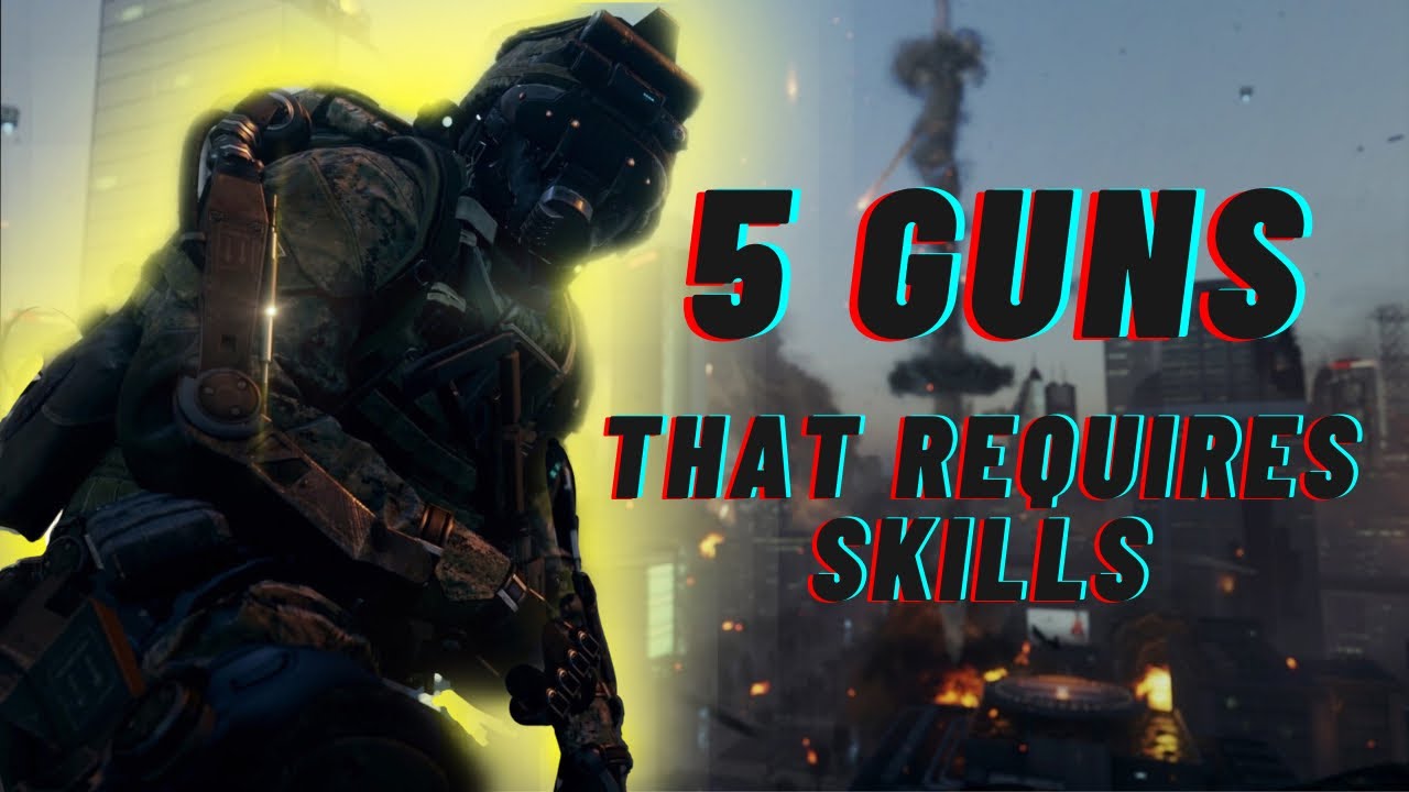 5 GUNS THAT REQUIRES SKILLS TO PLAY IN CODM!