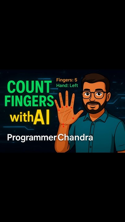 Real-Time Finger Counter with AI! 🧠🖐️ (Python + MediaPipe) #coding # ...