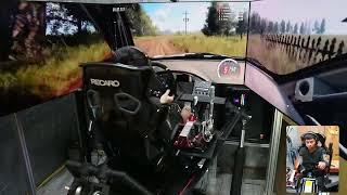 Dirt Rally 2.0 - 6 DOF Racing Motion Sim #dirtrally2 #simulator #simulation #subaru #simucube