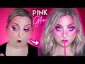 EXTREME PINK GLAM MAKEUP TRANSFORMATION