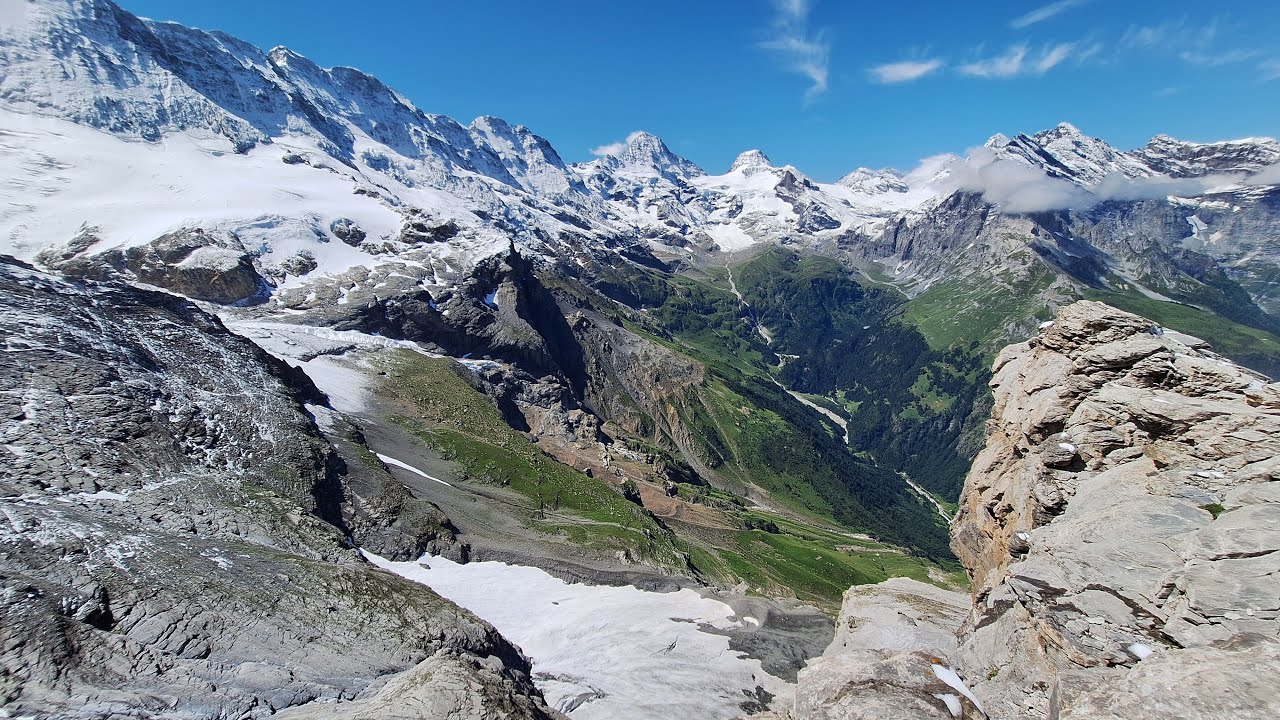 Wingsuit flying High MelchStuhl going up the mountain 5 hours down in 1min30sec