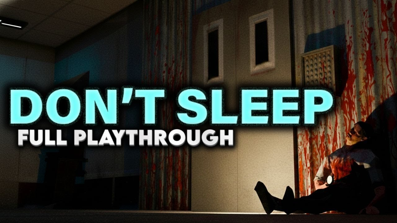 Don’t Sleep | Terrifying Indie Horror Game Playthrough (Itch.io Nightmare)